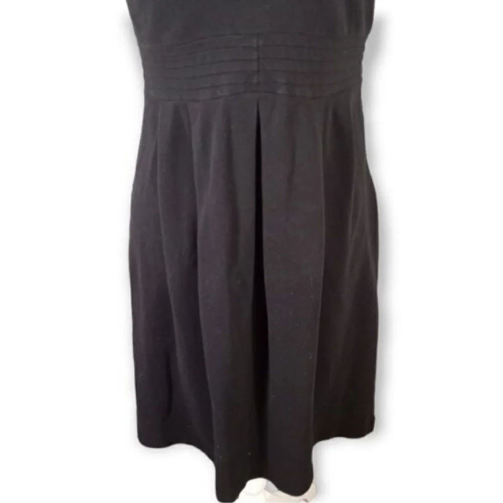 J.CREW BLACK RUFFLE DRESS SZ.2 EUC. - Picture 4 of 9